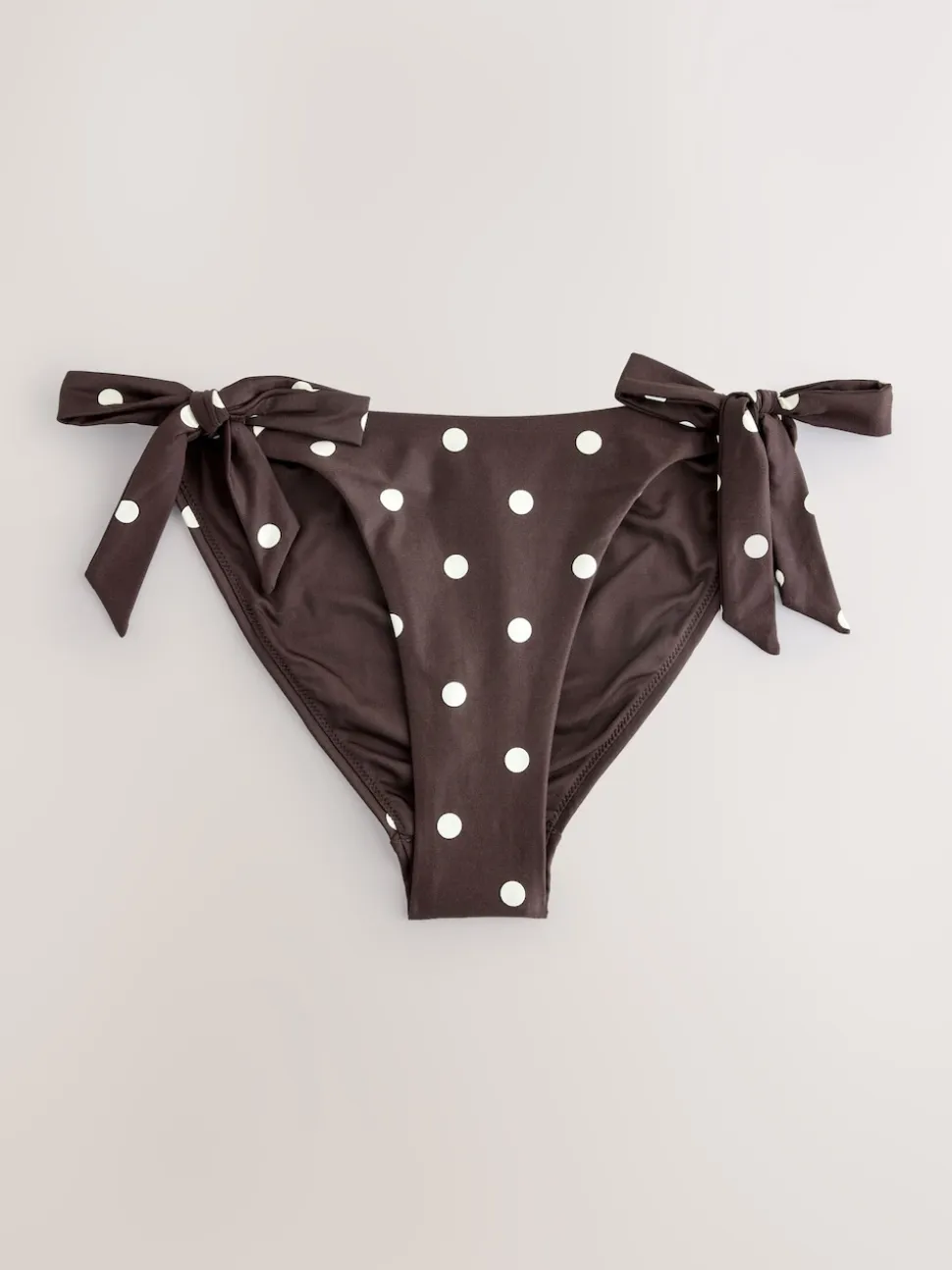 Chocolate Brown/Cream Spot - Bikinibroekjes