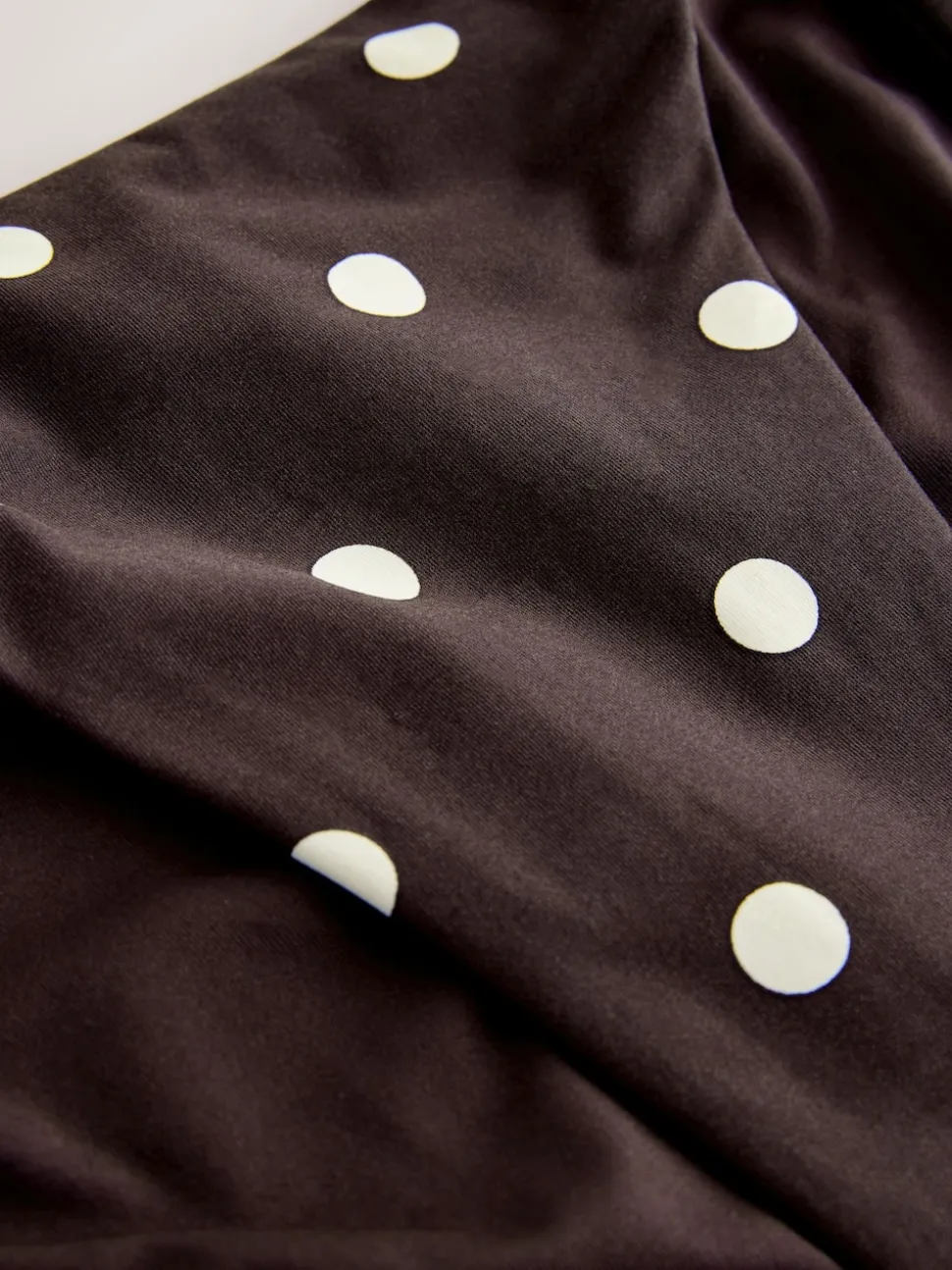 Chocolate Brown/Cream Spot - Bikinibroekjes