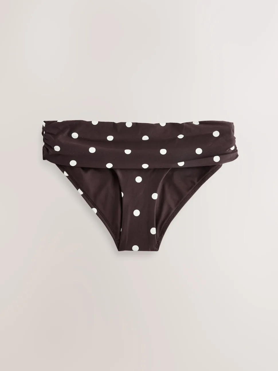 Chocolate Brown/Cream Spot - Bikinibroekjes