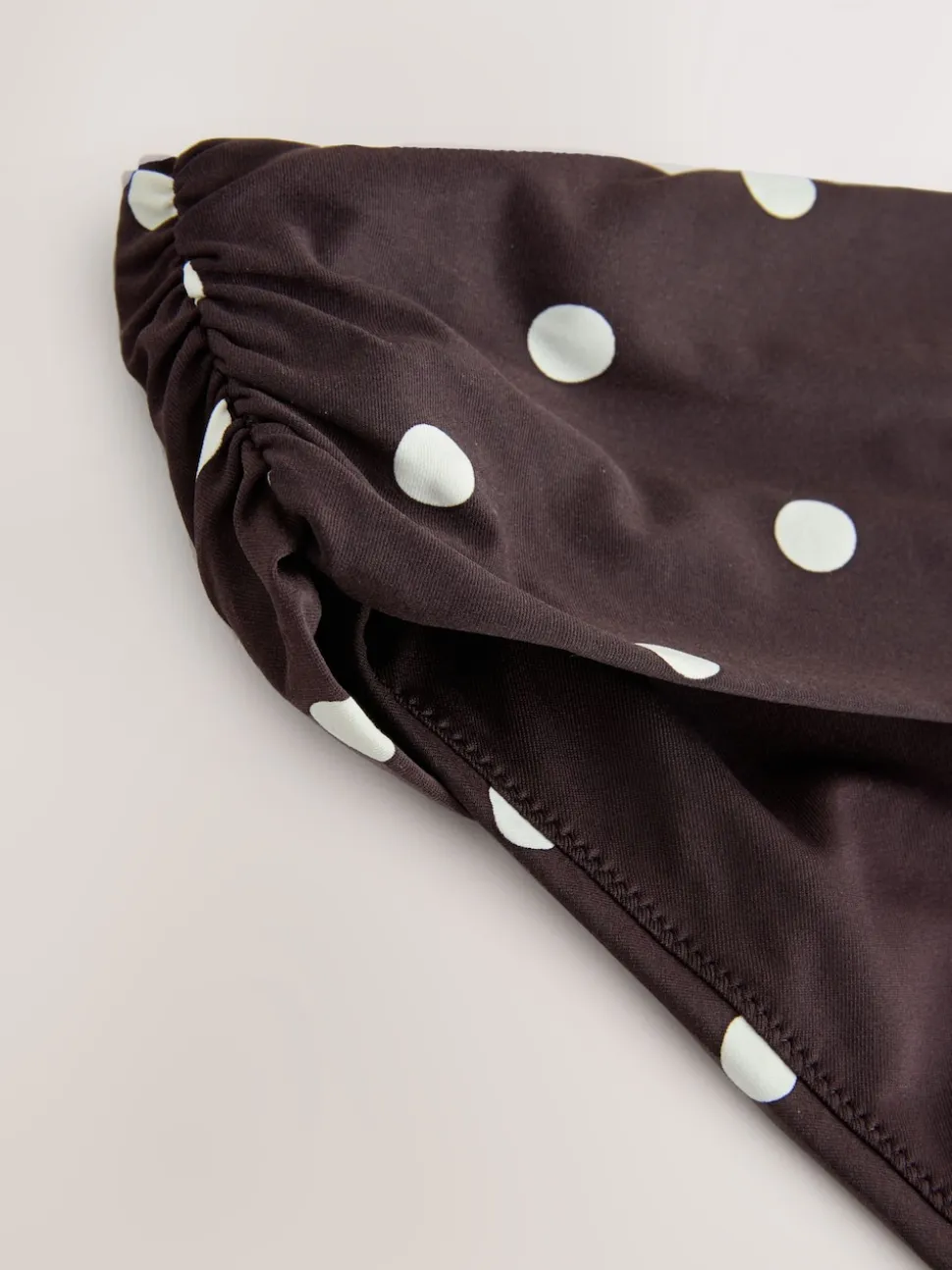 Chocolate Brown/Cream Spot - Bikinibroekjes