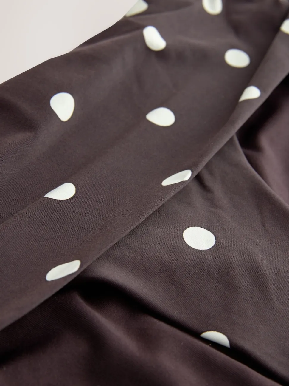 Chocolate Brown/Cream Spot - Bikinibroekjes