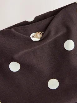 Chocolate Brown/Cream Spot - Bikinibroekjes