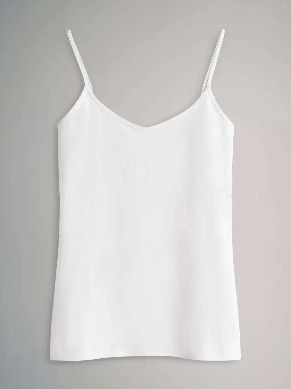 Chocolate Brown/Cream/White/Blues - The Set 7 pakken dunne bandvest Tops
