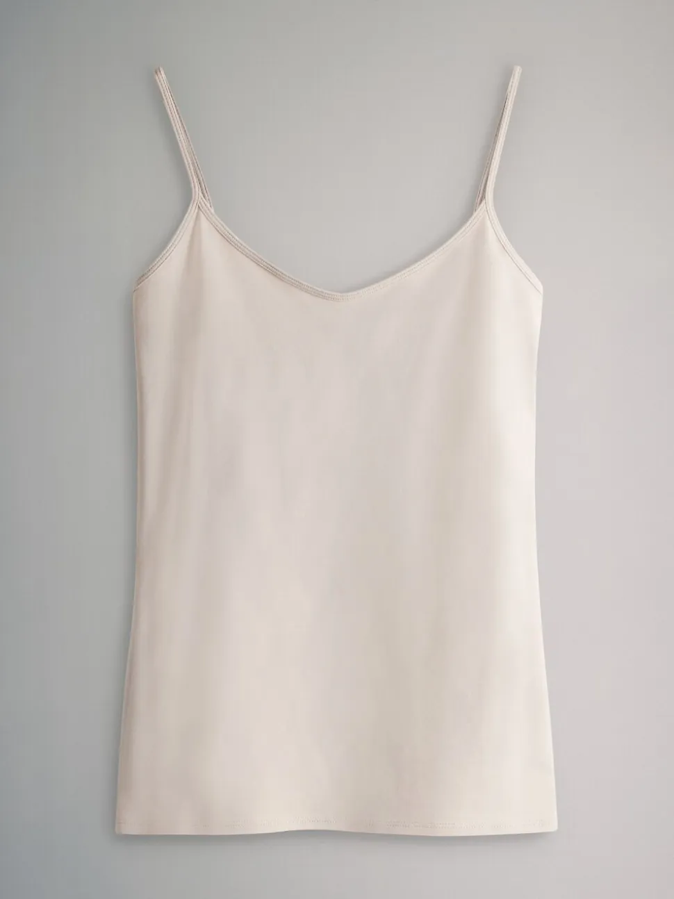 Chocolate Brown/Cream/White/Blues - The Set 7 pakken dunne bandvest Tops