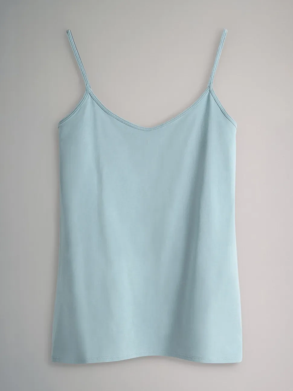 Chocolate Brown/Cream/White/Blues - The Set 7 pakken dunne bandvest Tops