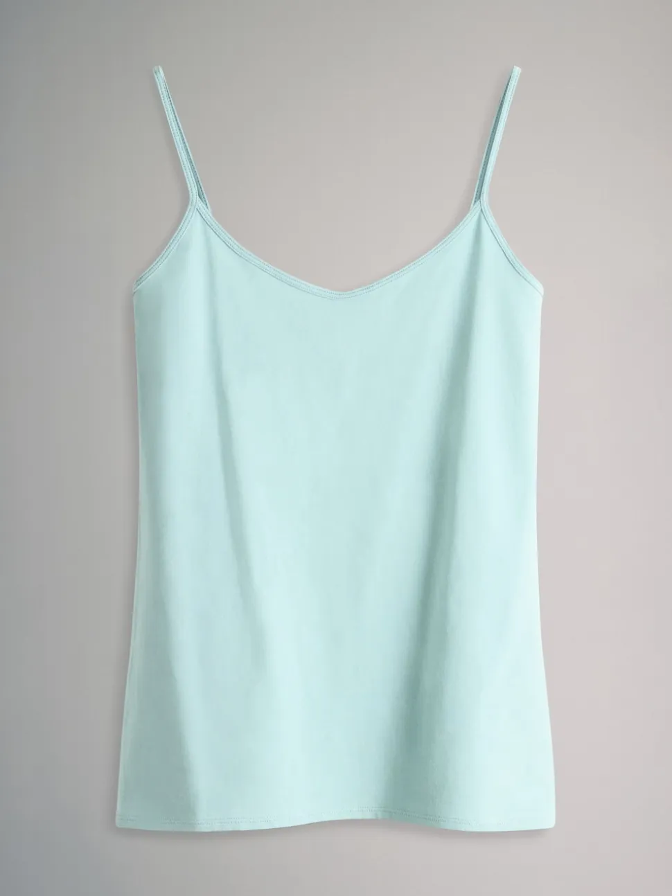 Chocolate Brown/Cream/White/Blues - The Set 7 pakken dunne bandvest Tops