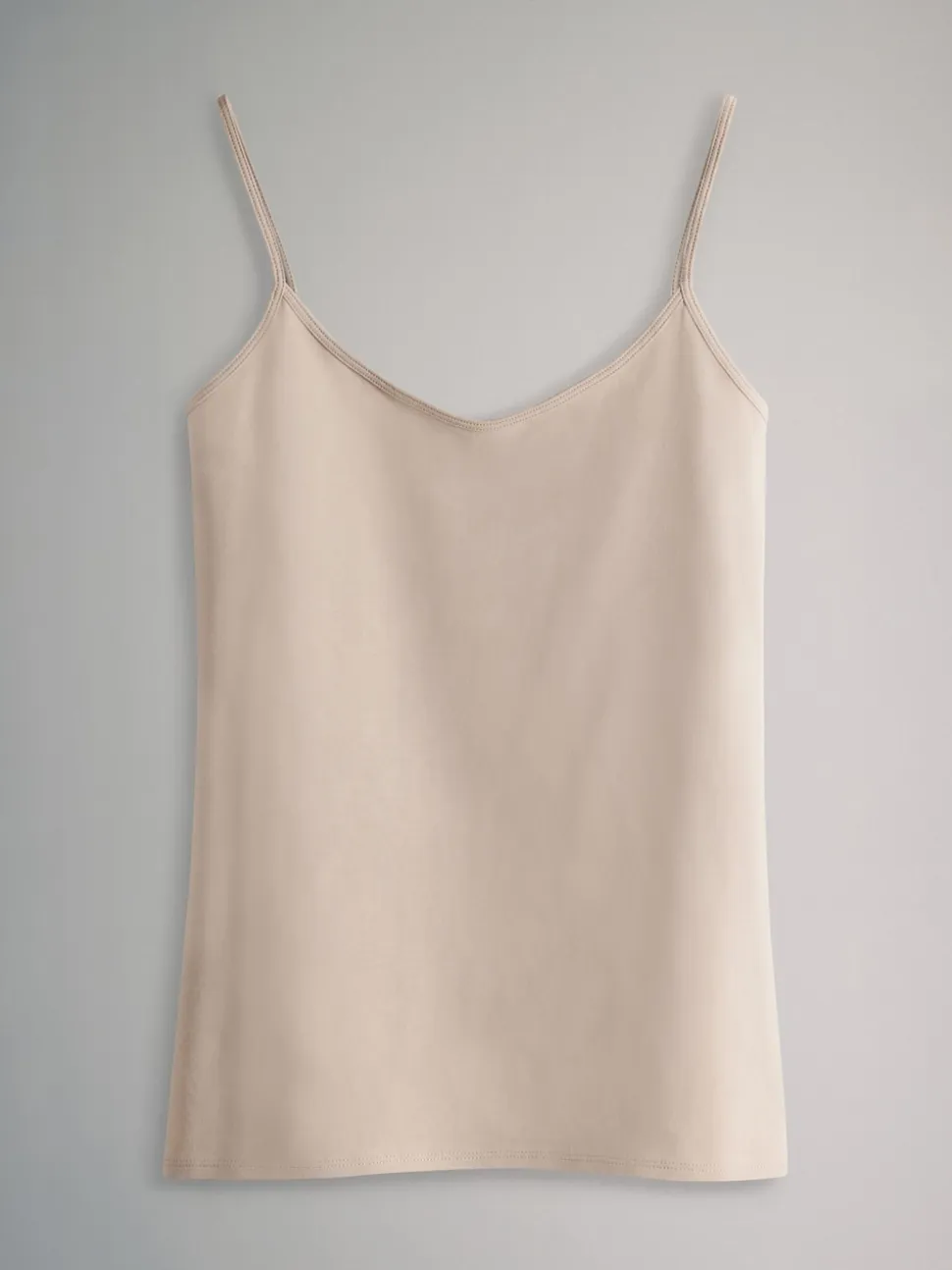 Chocolate Brown/Cream/White/Blues - The Set 7 pakken dunne bandvest Tops
