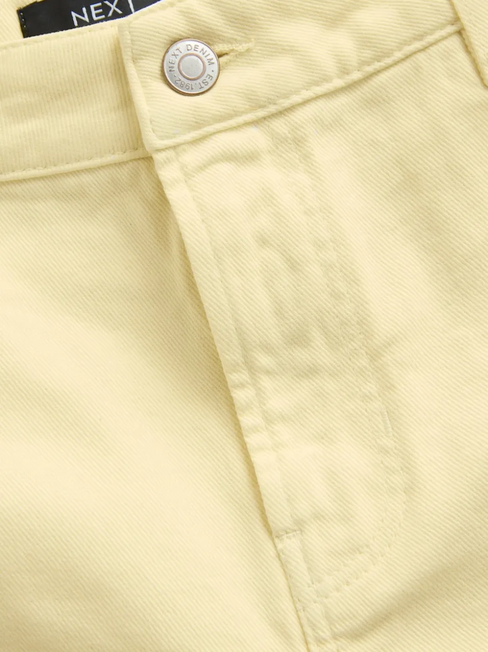 Citroengeel - Denim shorts voor jongens