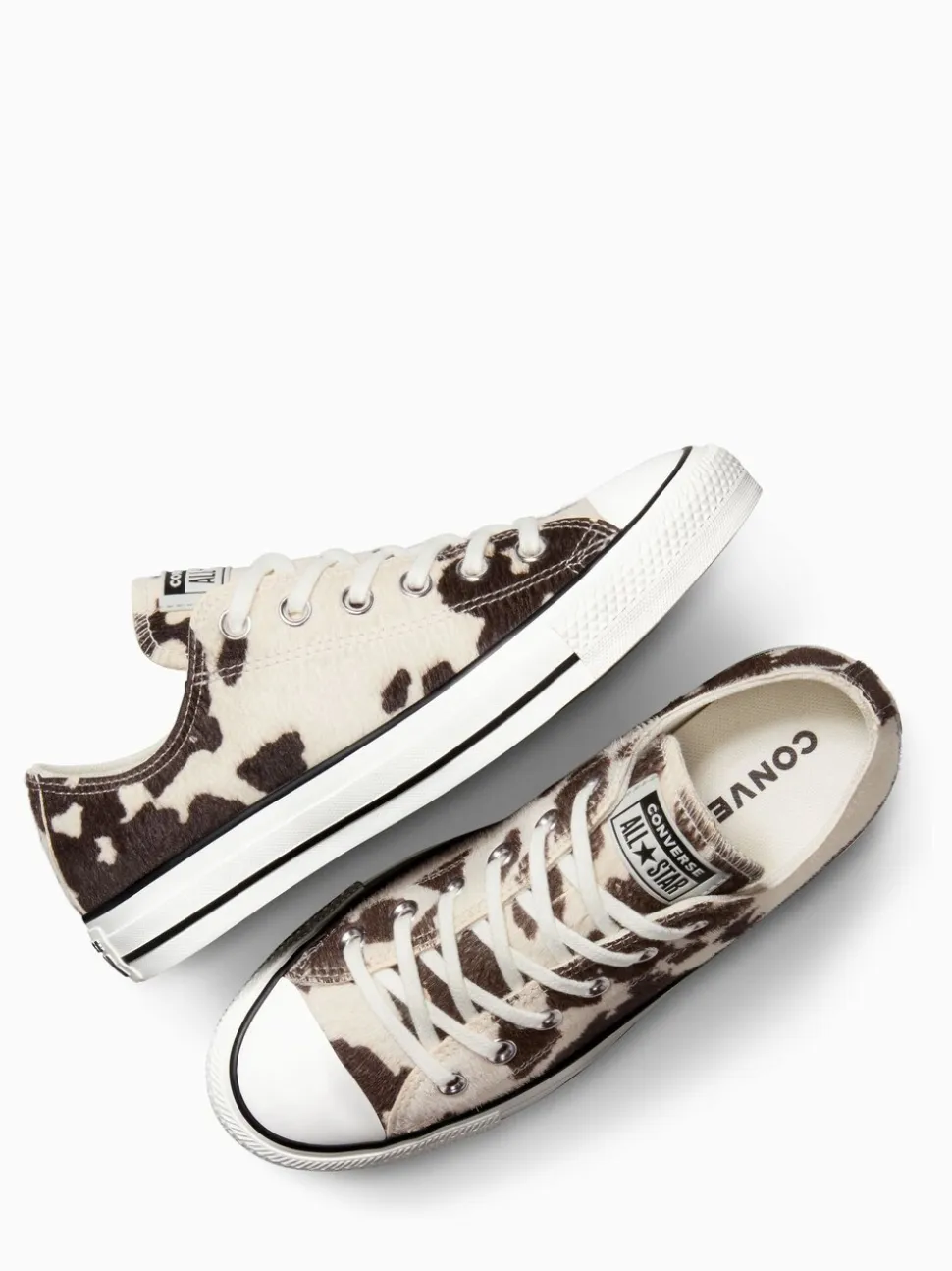 Converse Pony Suede Cow Print All Over Low Trainers
