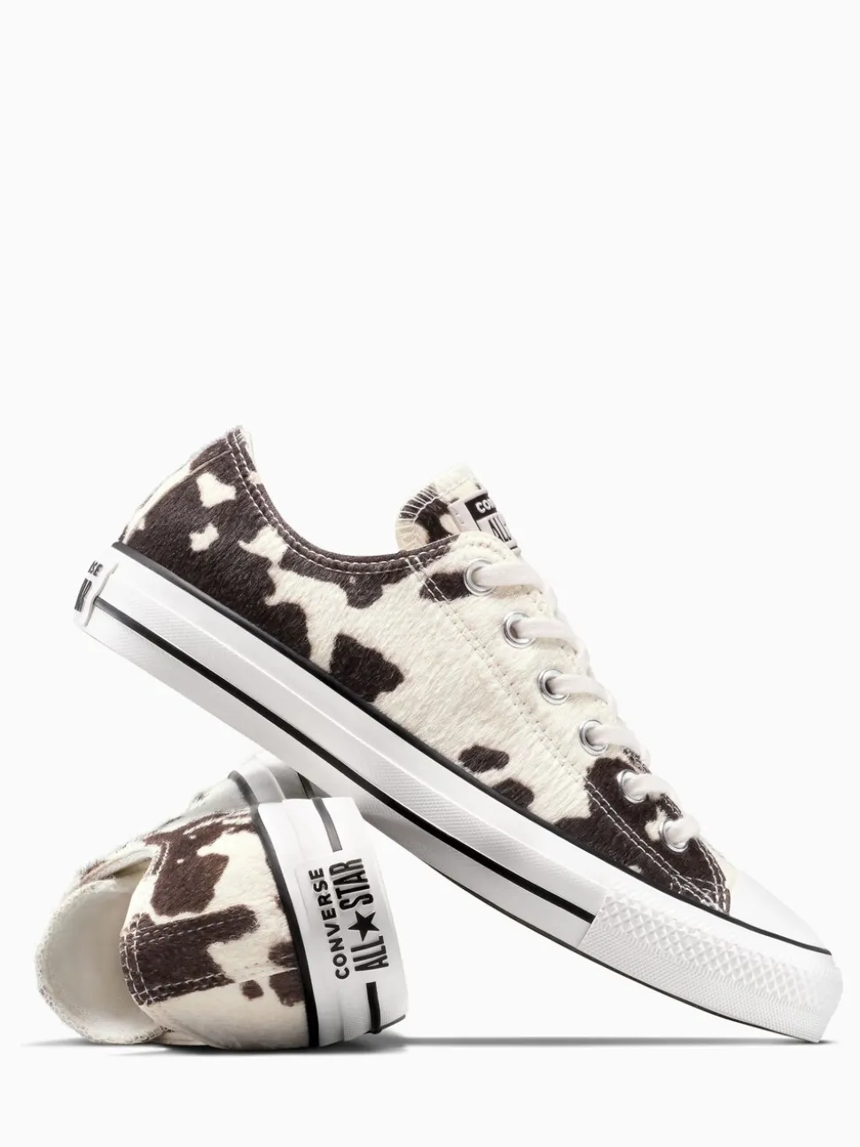 Converse Pony Suede Cow Print All Over Low Trainers