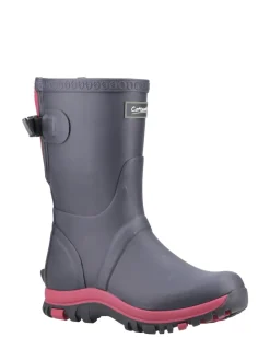 Cotswolds Blue Realm Adjustable Short Wellington Boots