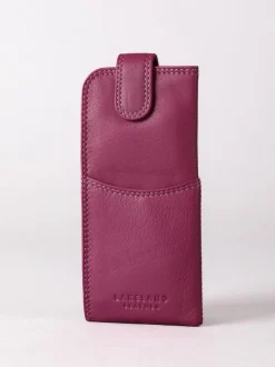 Cranberry - Lakeland Leather Glasses Case
