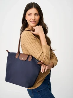 Crew Clothing Classic Zip Top Nylon Tote Bag
