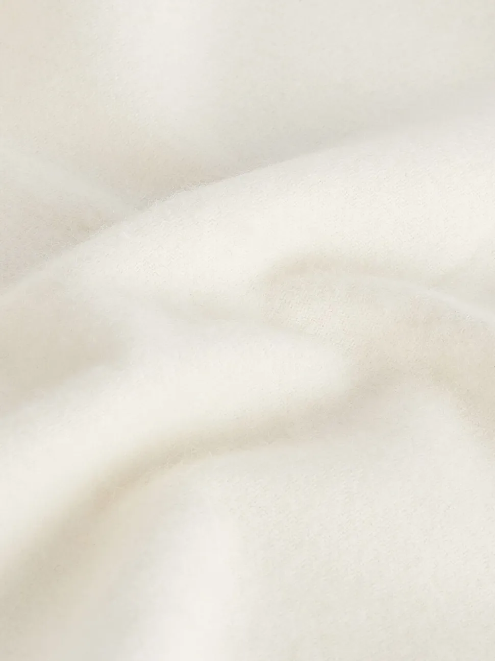 Crème - Barbour® geweven sjaal van lamswol