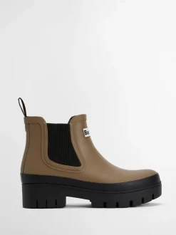 Crème - Barbour® Halton Chelsea Wellington laarzen