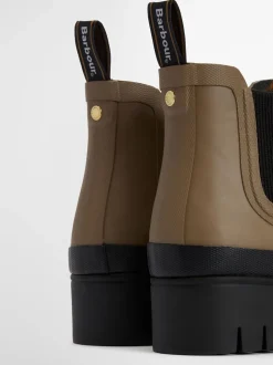 Crème - Barbour® Halton Chelsea Wellington laarzen