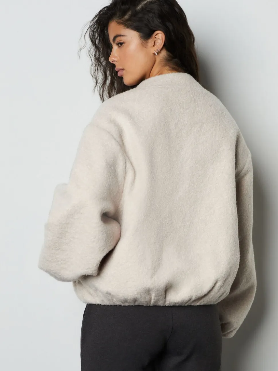 Crème - Coatigan Bomber Jacket