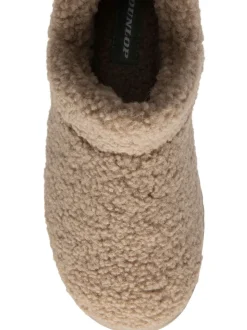 Crème - Dunlop Faux Fur Full Slippers