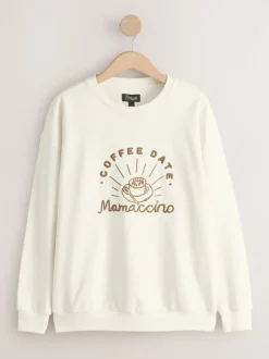 Crème - Maternity Mini Me Sweatshirt Set
