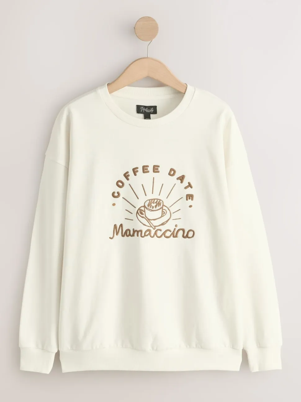 Crème - Maternity Mini Me Sweatshirt Set