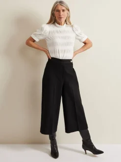 Crème - Phase Eight Samiha blouse met textuur