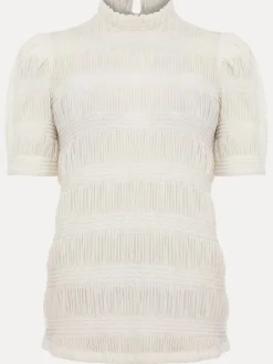 Crème - Phase Eight Samiha blouse met textuur