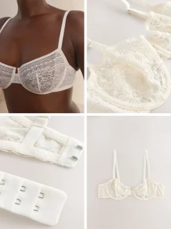 Crème - Premium Lace Bra