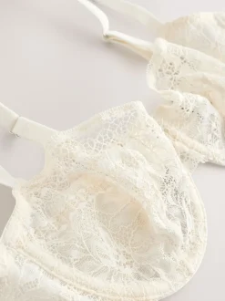 Crème - Premium Lace Bra