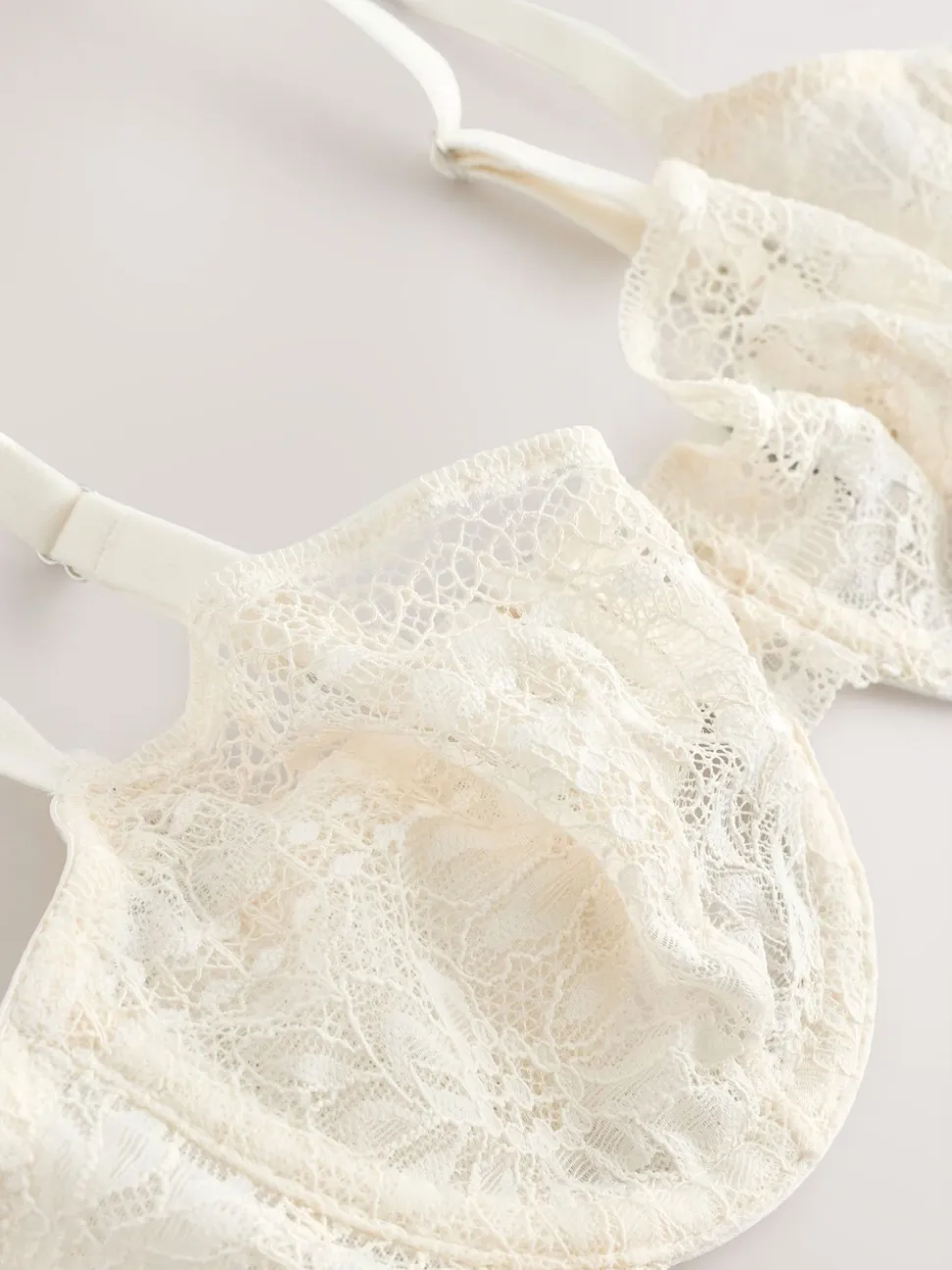 Crème - Premium Lace Bra