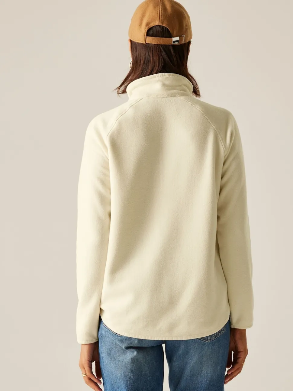 Crème - Regatta Womens Frankie Half Zip Fleece