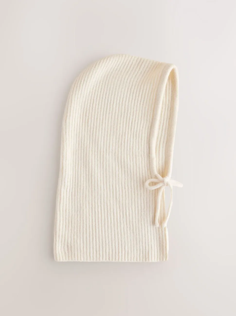Crème - Ribbed Bonnet Hat