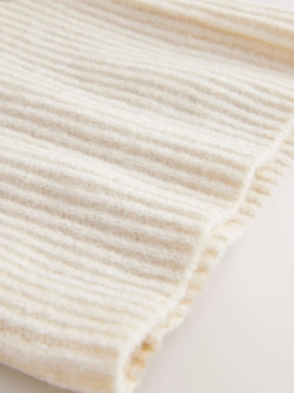 Crème - Ribbed Bonnet Hat