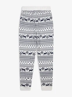 Crème - The Little Tailor kerstpyjama met rendier