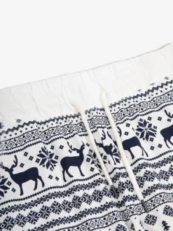 Crème - The Little Tailor kerstpyjama met rendier
