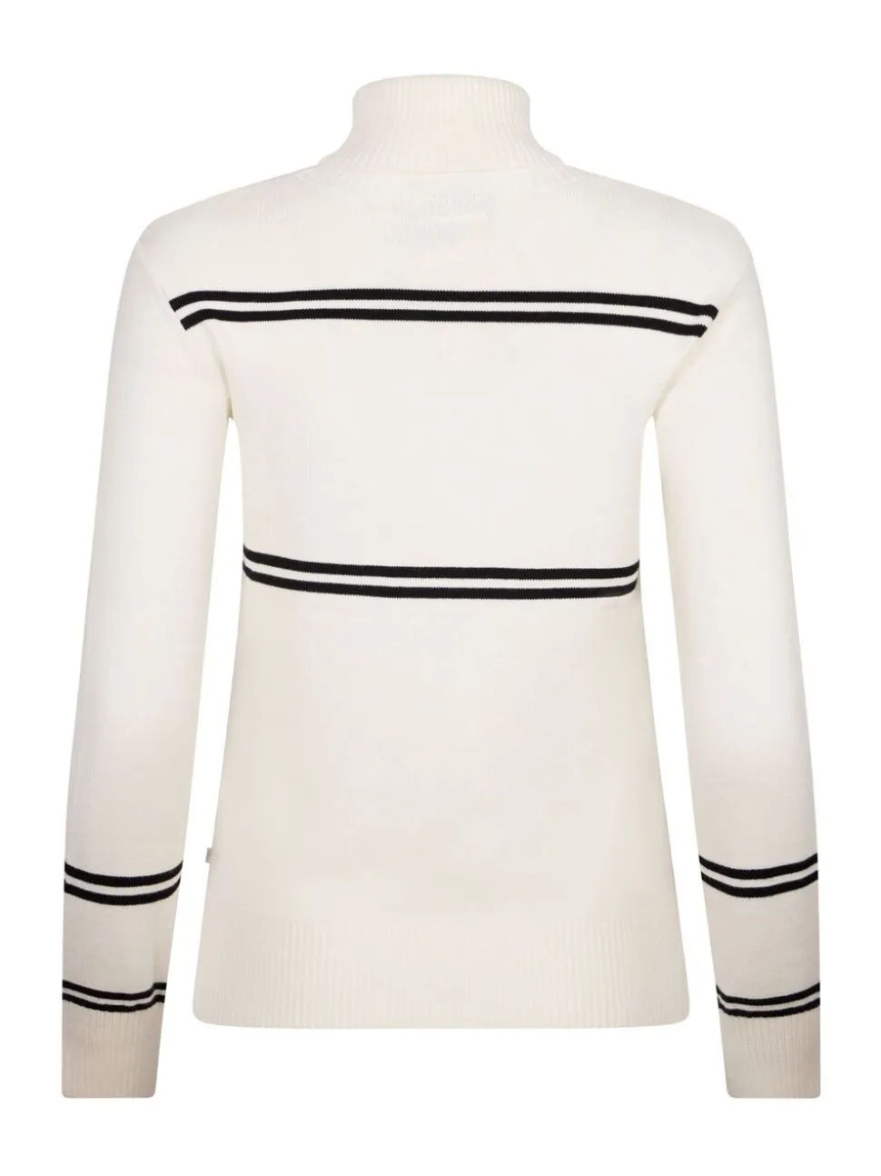 Crème - The Little Tailor 'Les Alps' Slim fit Crème lichte ski-Kerstmis Trui
