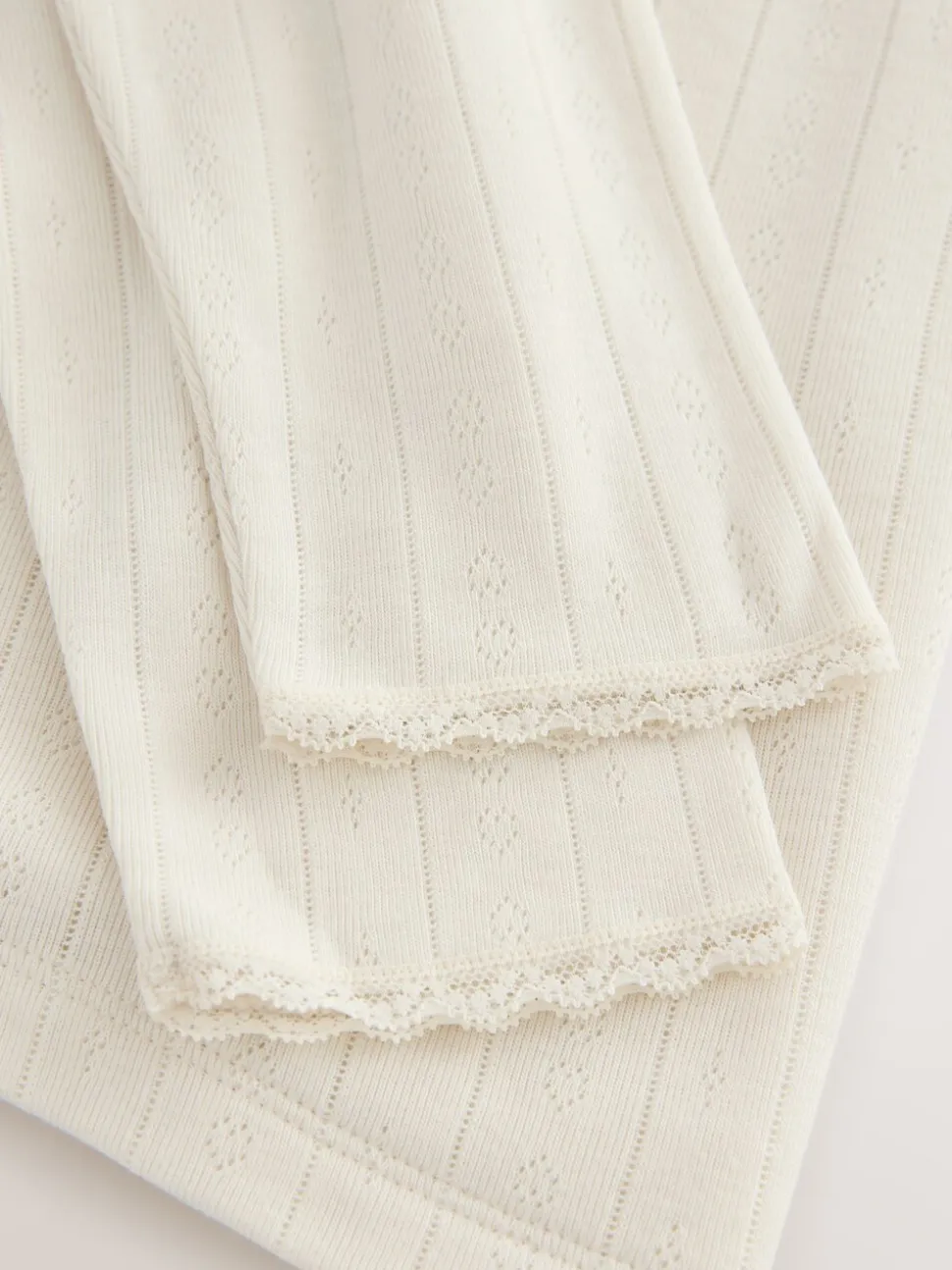 Crème - Thermal Maximum Warmth Cosy Pointelle Long Sleeved Top