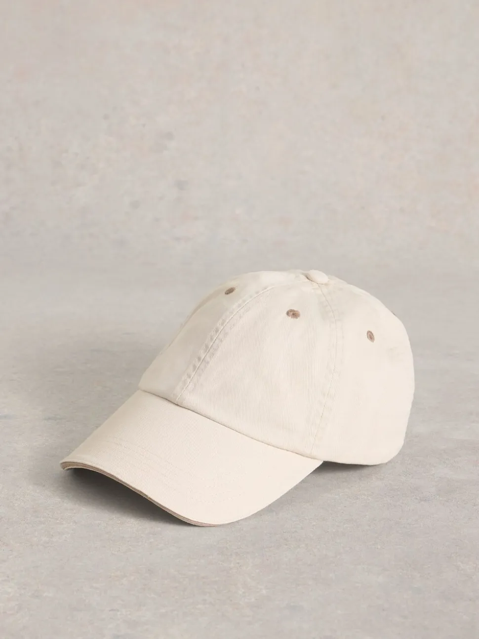 Crème - White Stuff 100% Cotton Baseball Cap