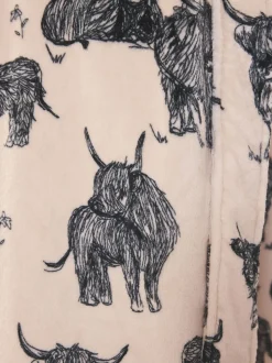 Crème Hamish The Highland Cow - Superzachte kamerjas
