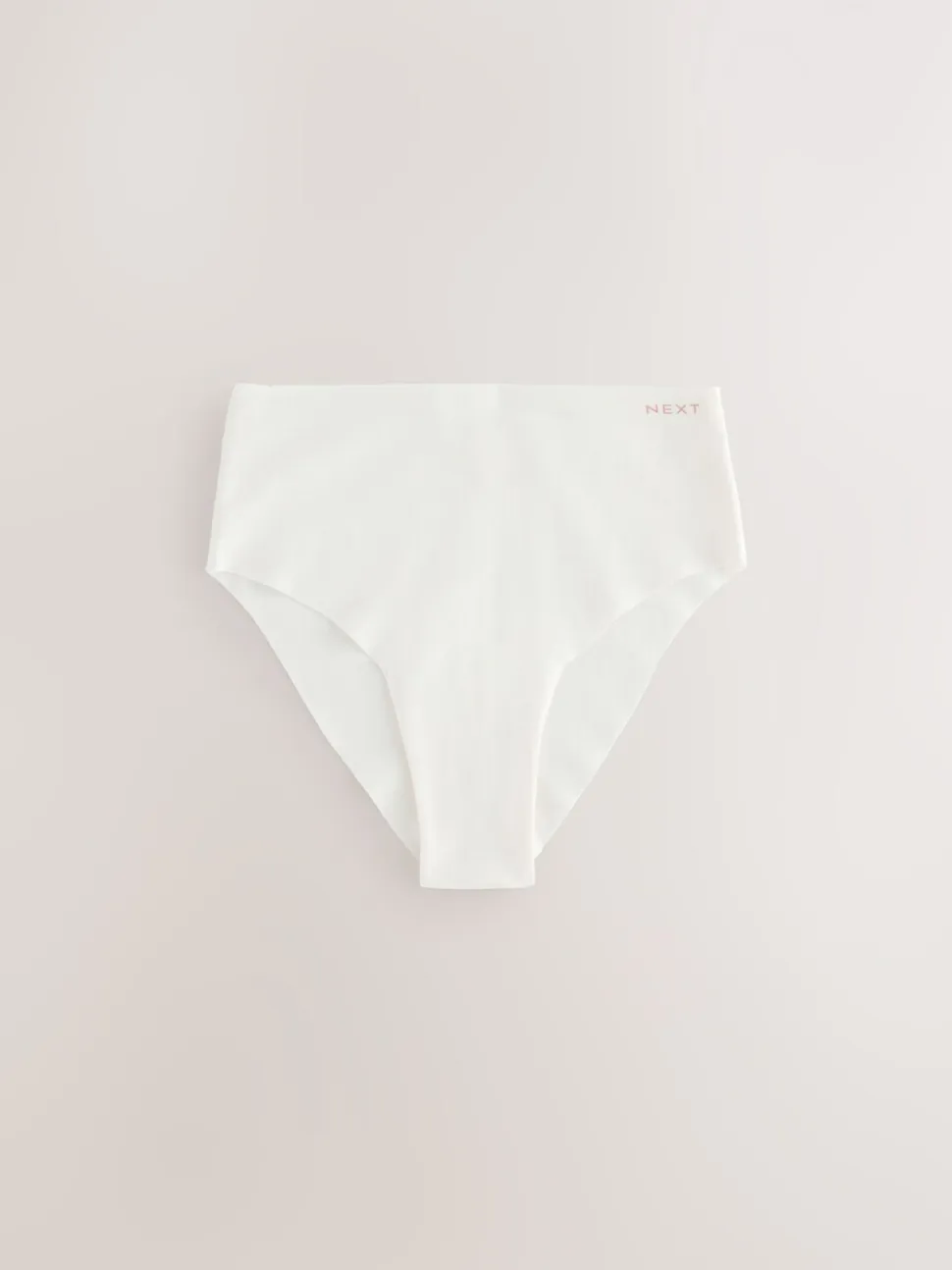 Crème/roze/zwart - Set van 3 slips van katoenmix zonder VPL