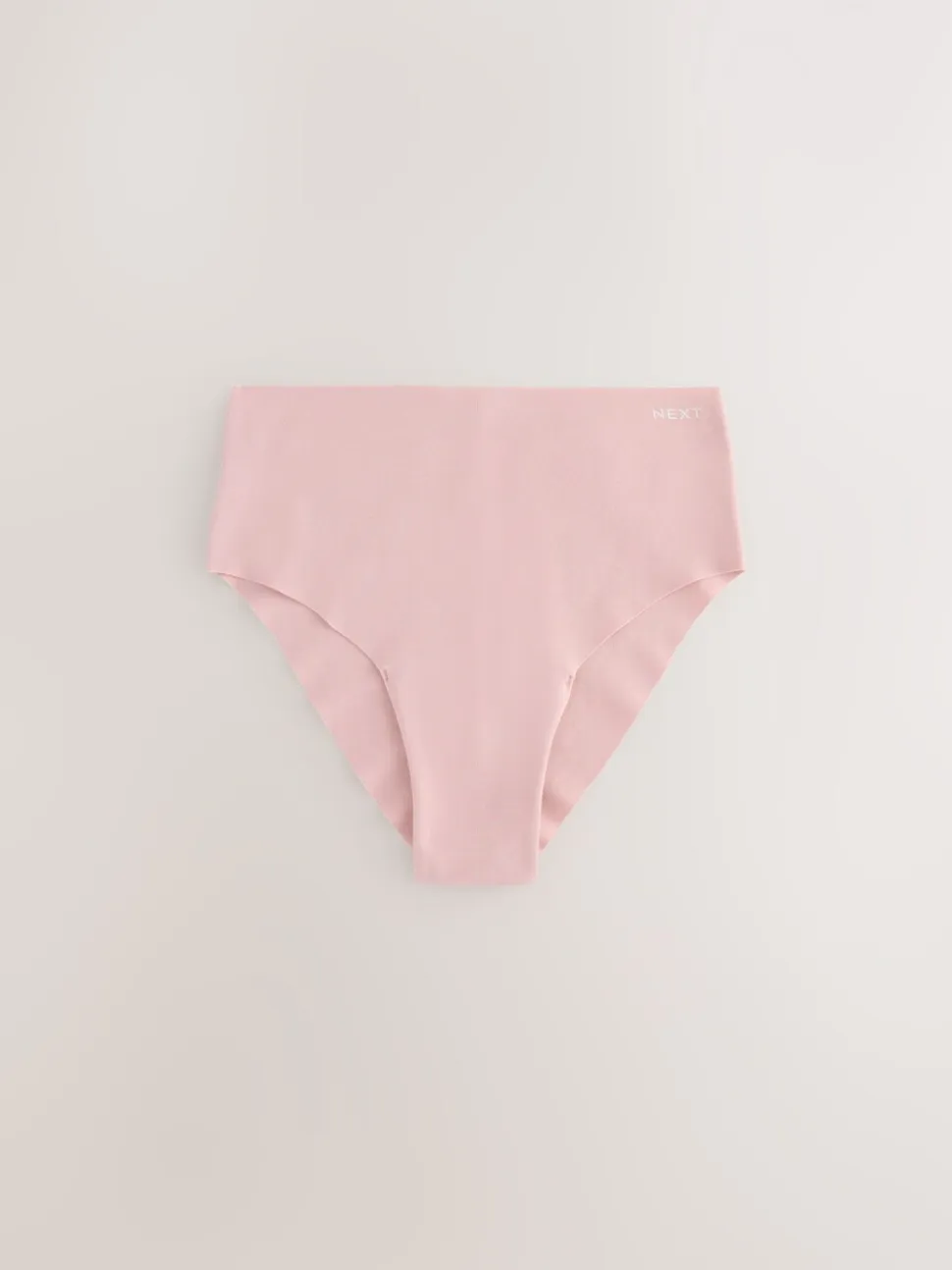 Crème/roze/zwart - Set van 3 slips van katoenmix zonder VPL
