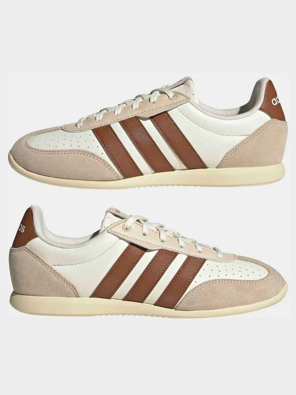 Crème/wit - adidas Barreda Lo Trainers