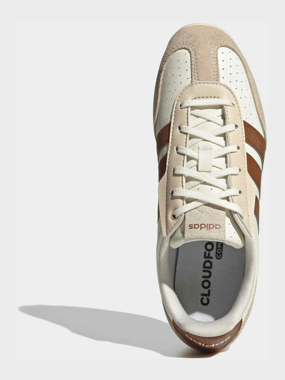 Crème/wit - adidas Barreda Lo Trainers