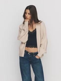 Crème/zwart - The Set 2 Pack Knitted Cable Cardigans