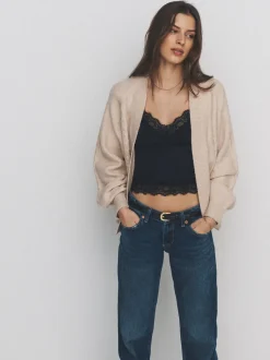 Crème/zwart - The Set 2 Pack Knitted Cable Cardigans