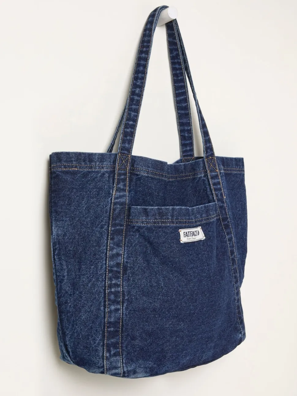 Denim donkerblauw - FatFace Pocket 100% Cotton Tote Bag