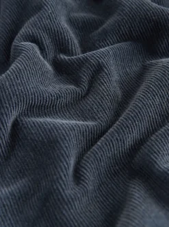 Denimblauw - Corduroy broeken Barrel jeans
