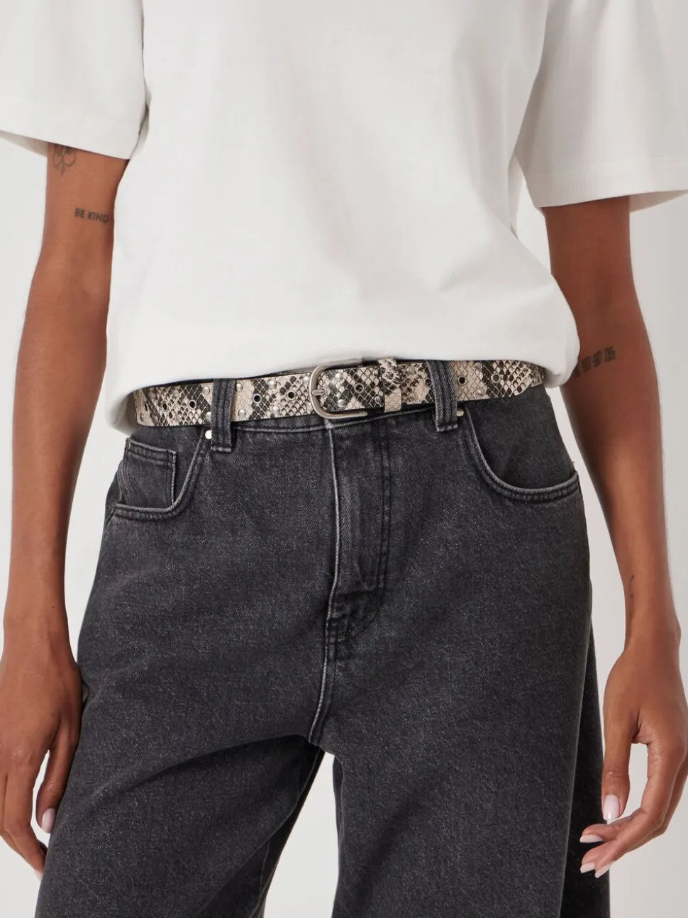 Dierenprint - Hush Leather Studded Eyelet Belt
