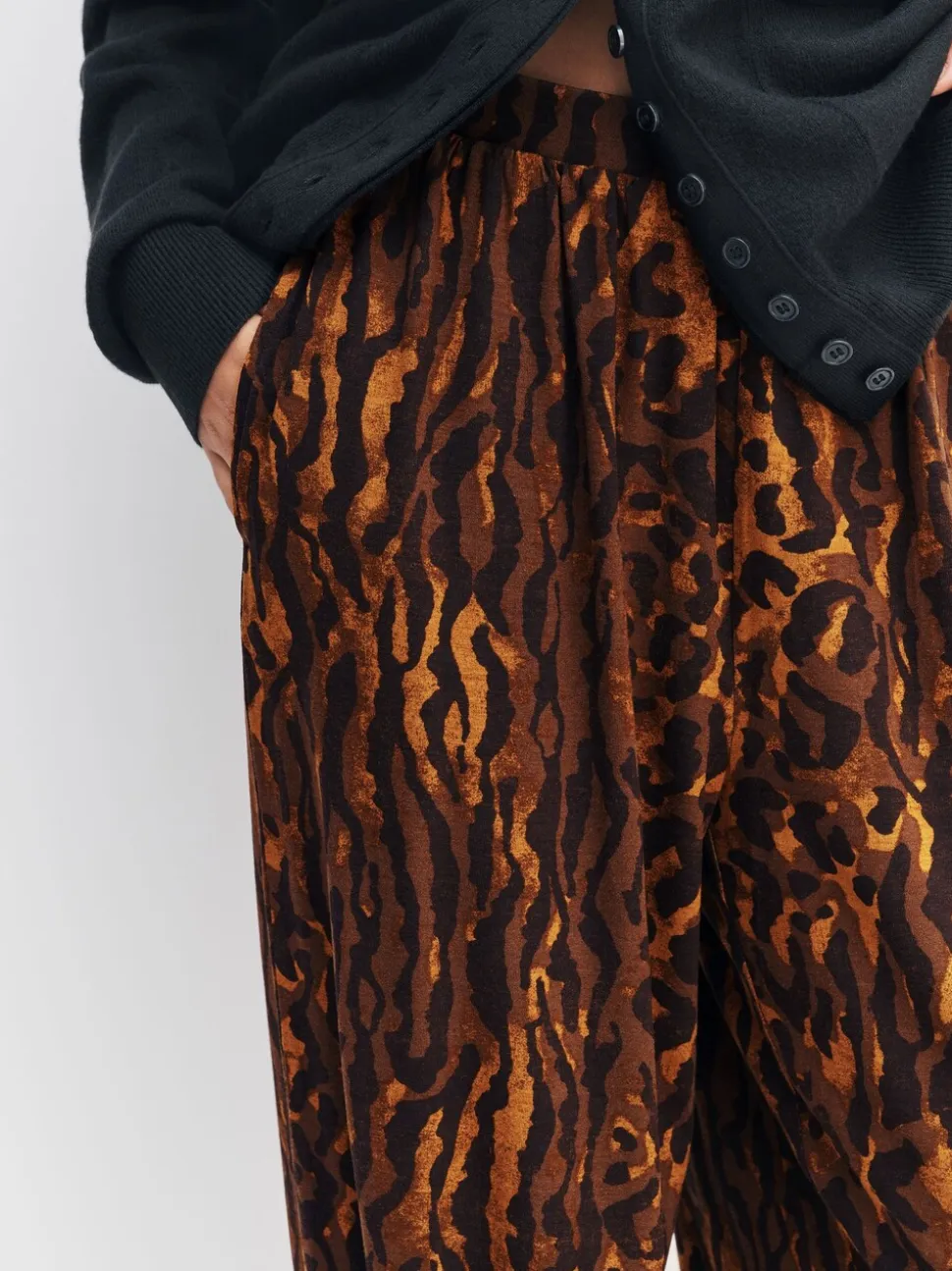 Dierenprint - Jersey Harem Joggers