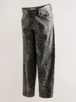 Dierenprint - Maternity Barrel Denim Jeans