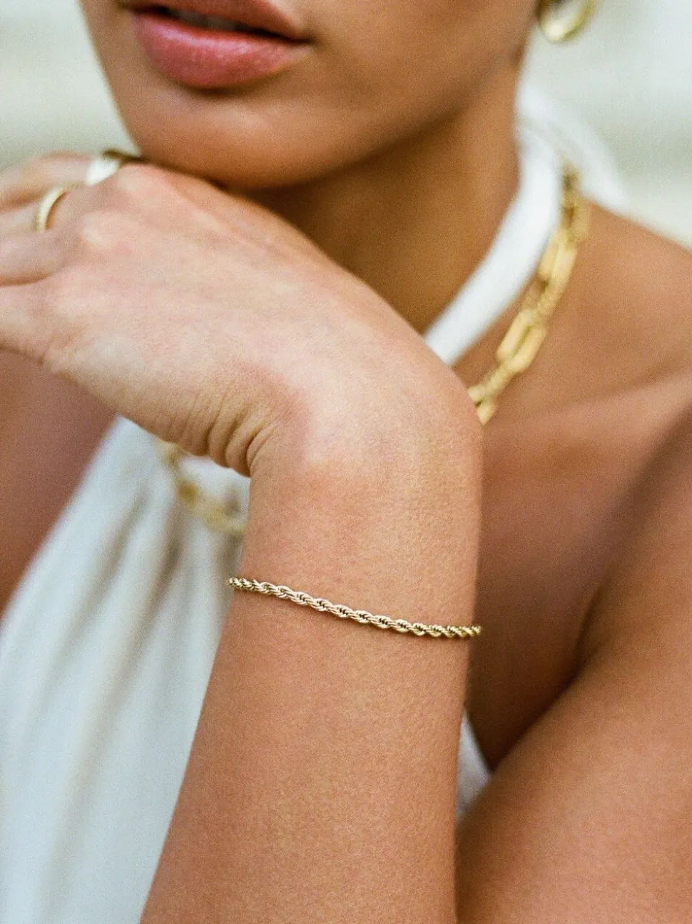 D.Louise Waterproof Rope Bracelet